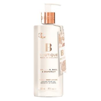 Boutique Mandarin, Basil & Grapefruit Hand & Body Lotion 500 ml